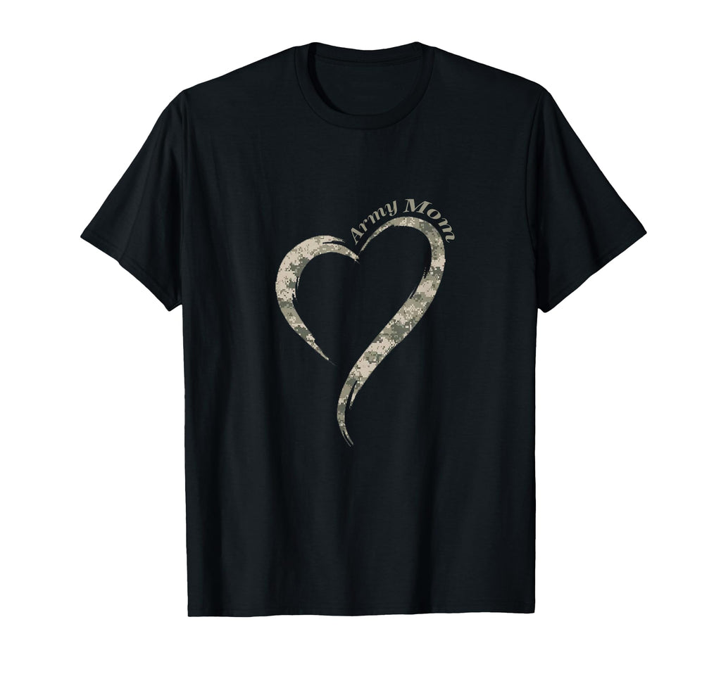 Proud Army Mom Camouflage Army Mother T-Shirt - Fun Novelty Design Unisex - T-Shirt, Sweatshirt, Hoodie