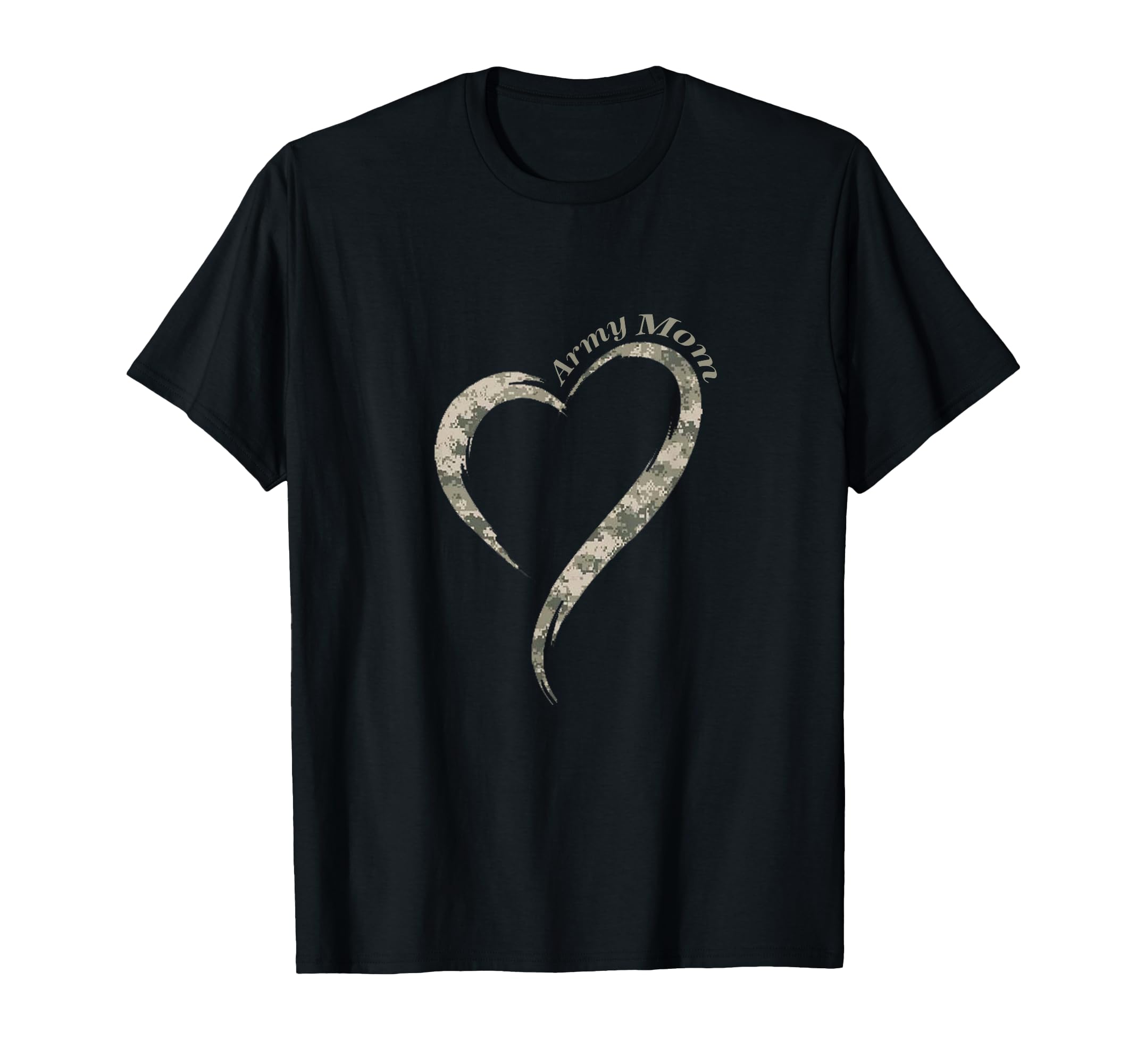 Proud Army Mom Camouflage Army Mother T-Shirt - Fun Novelty Design Unisex - T-Shirt, Sweatshirt, Hoodie