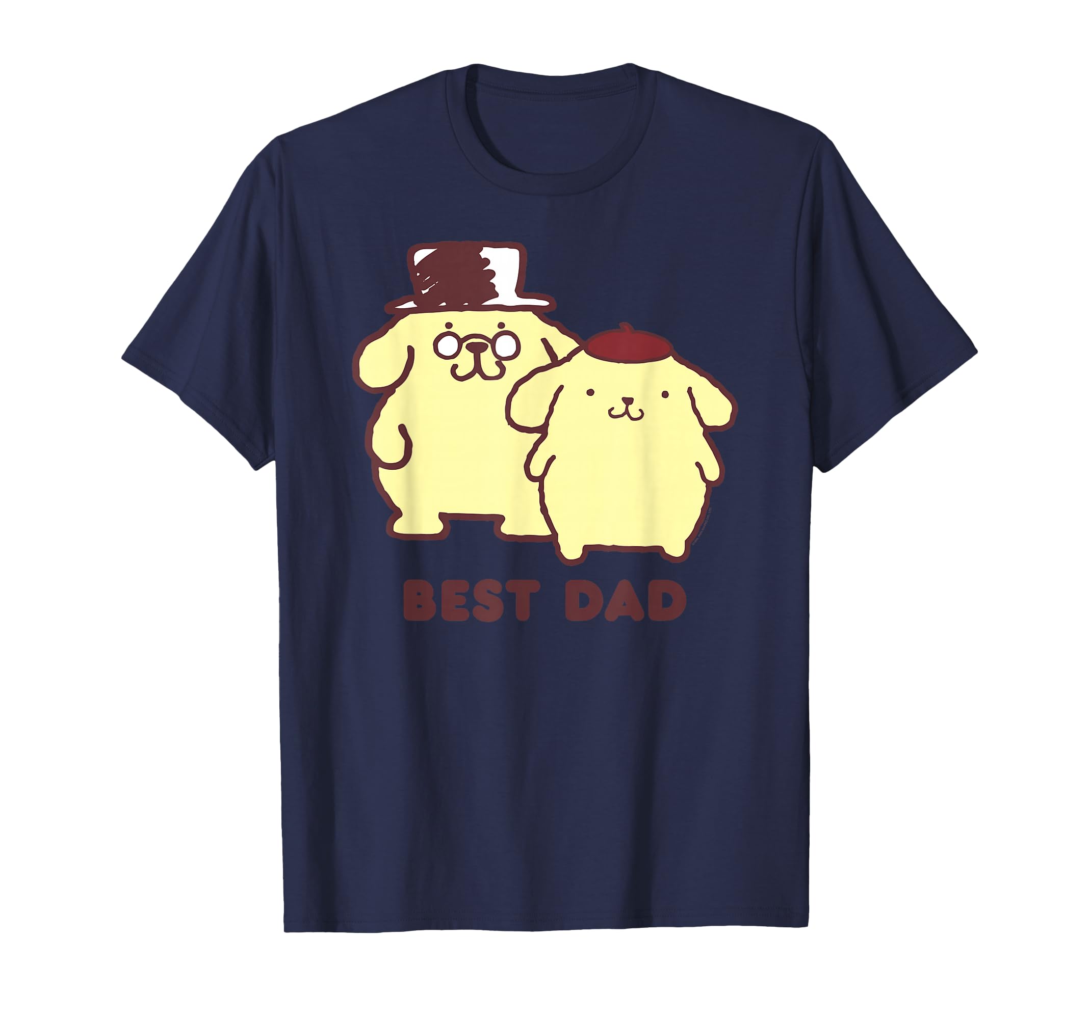 Pompompurin Best Dad Fathers Day T-Shirt - Casual Everyday Wear Men Women - T-Shirt, Sweatshirt, Hoodie