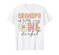 Grandpa Little Miss Onederful First T-Shirt - Aesthetic Graphic Unisex - T-Shirt, Sweatshirt, Hoodie