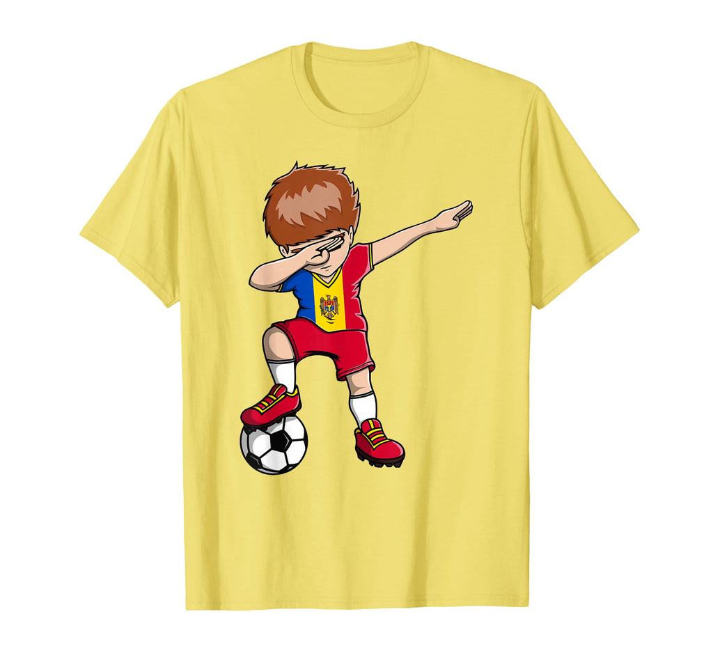Dabbing Soccer Moldova Jersey T-Shirt - Streetwear Style Men Women - T-Shirt, Sweatshirt, Hoodie