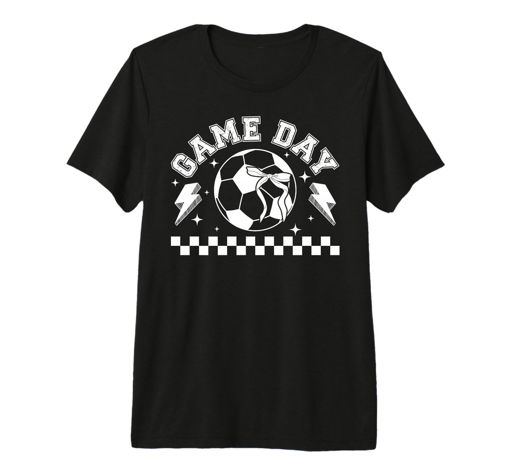 Soccer Game Day Coquette Game Day Soccer T-Shirt - Streetwear Style Unisex - T-Shirt, Sweatshirt, Hoodie