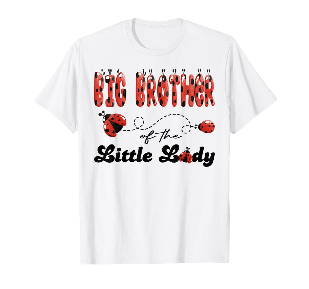 Big Brother Little Lady Birthday T-Shirt - Custom Art Print for Adults - T-Shirt, Sweatshirt, Hoodie