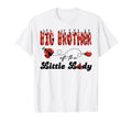 Big Brother Little Lady Birthday T-Shirt - Custom Art Print for Adults - T-Shirt, Sweatshirt, Hoodie