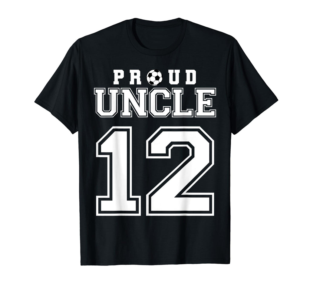 Number 12 Custom Proud Soccer Futbol T-Shirt - Custom Art Print for Adults - T-Shirt, Sweatshirt, Hoodie