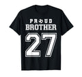 Number 27 Custom Proud Soccer Futbol T-Shirt - Graphic Print for Adults - T-Shirt, Sweatshirt, Hoodie