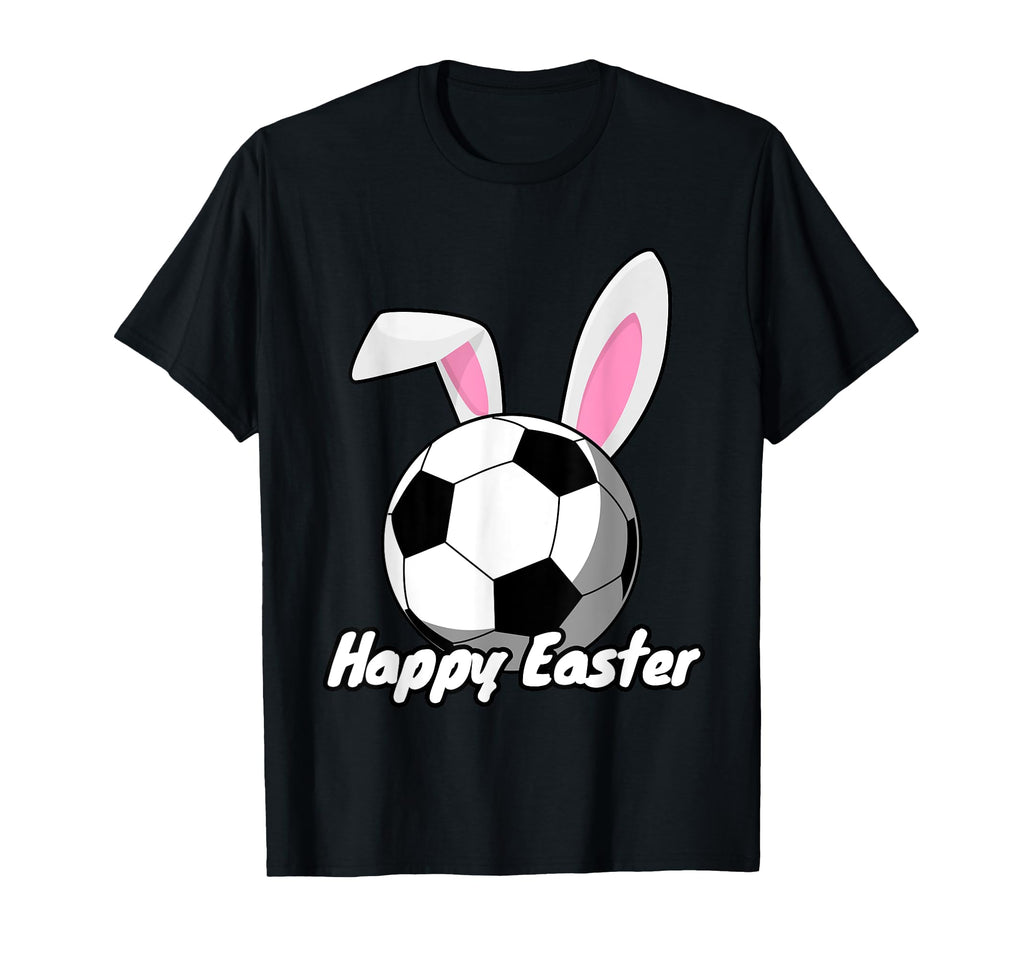 Football Bunny Ears Easter Soccer Players T-Shirt - Novelty Apparel Unisex - T-Shirt, Sweatshirt, Hoodie