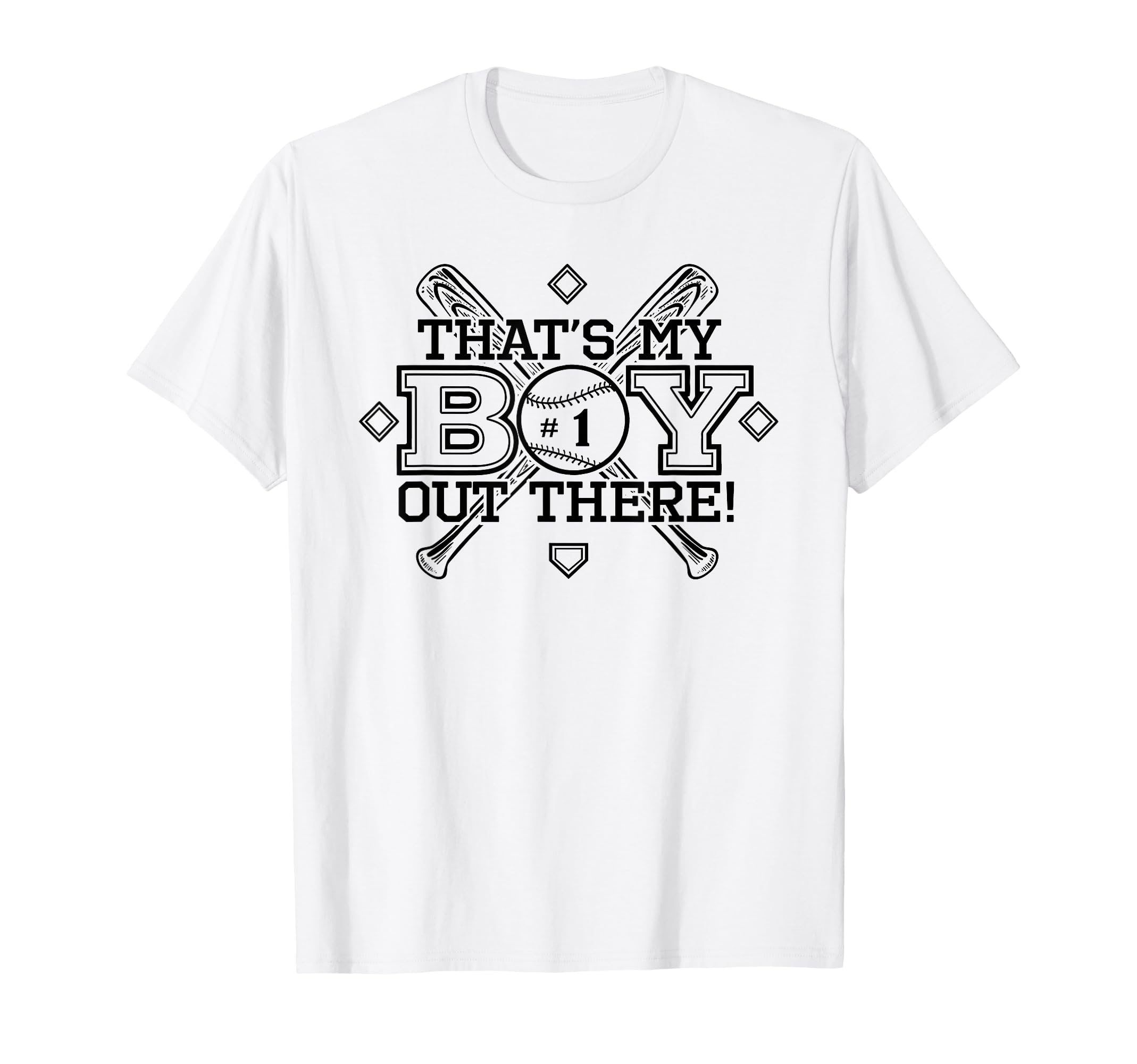 Baseball Mom Dad Thats My Proud T-Shirt - Streetwear Style Men Women - T-Shirt, Sweatshirt, Hoodie