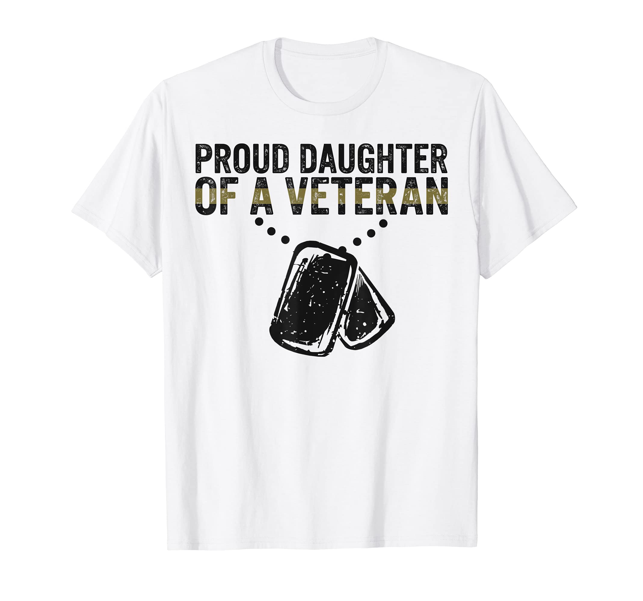 Proud Daughter Veteran Dad Veterans Day T-Shirt - Unique Graphic Unisex - T-Shirt, Sweatshirt, Hoodie