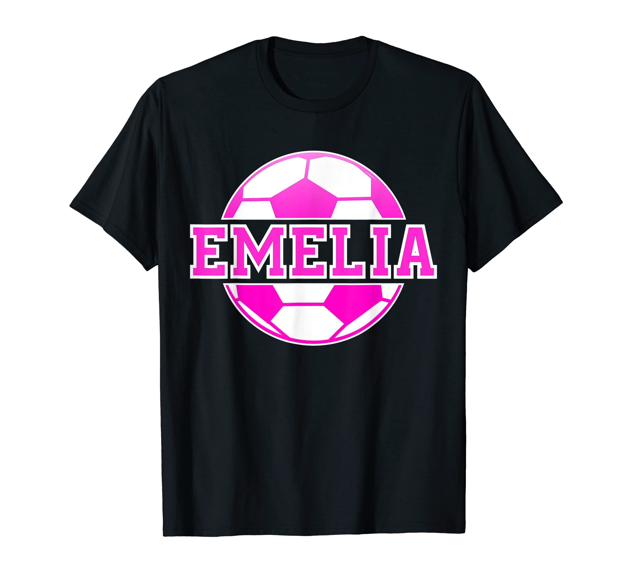 Emelia Name Soccer Play Football Sports T-Shirt - Trendy Graphic Men Women - T-Shirt, Sweatshirt, Hoodie