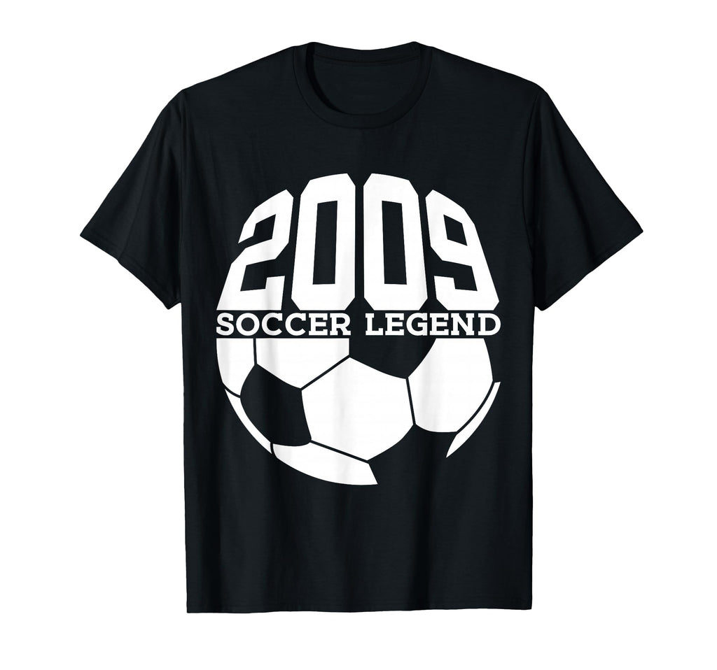 Soccer Legend 2009 17Th Birthday Soccer T-Shirt - Graphic Print Men Women - T-Shirt, Sweatshirt, Hoodie