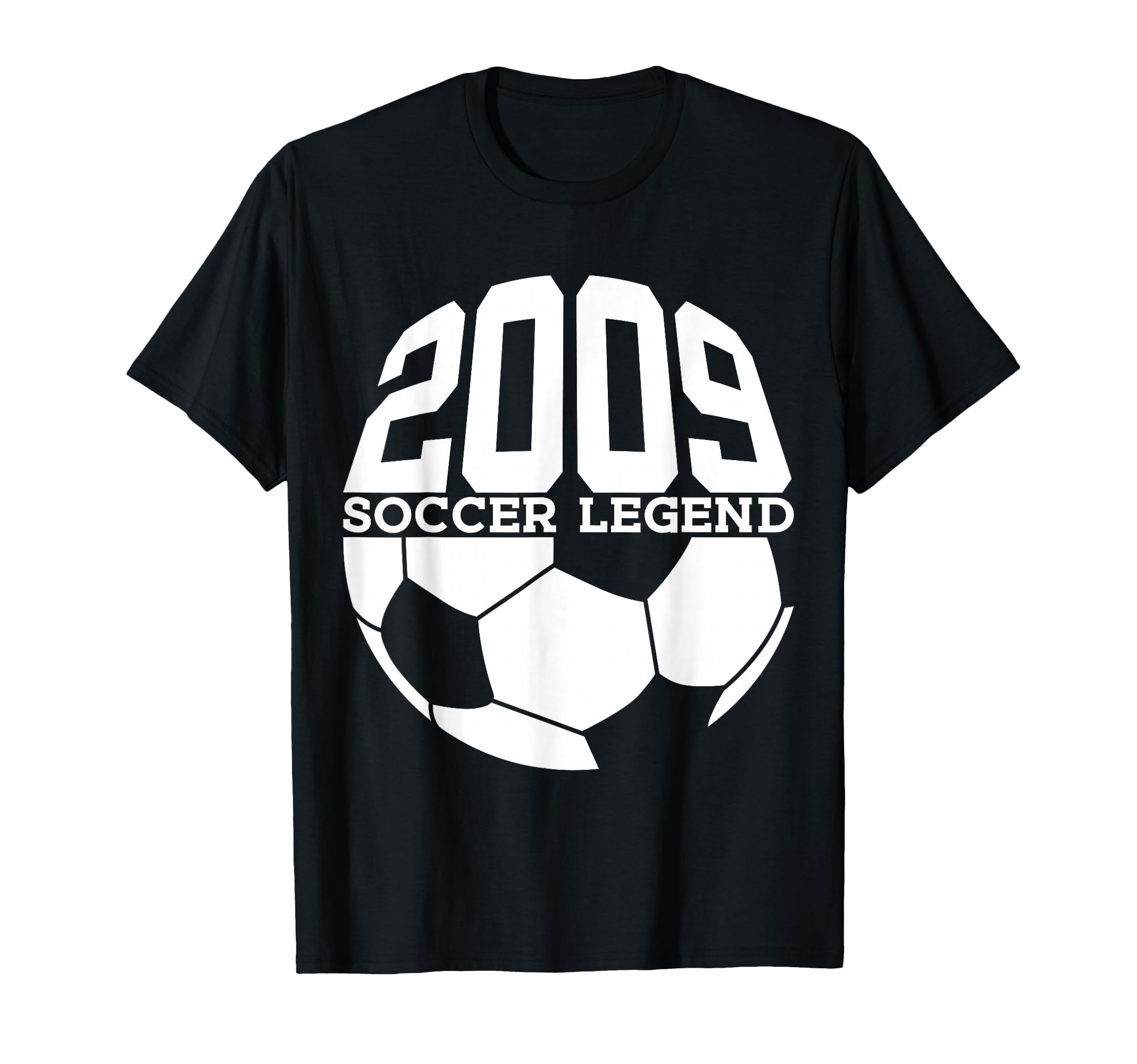 Soccer Legend 2009 17Th Birthday Soccer T-Shirt - Graphic Print Men Women - T-Shirt, Sweatshirt, Hoodie