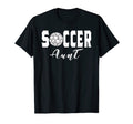 Soccer Aunt Game Day Soccer Lovers T-Shirt - Minimalist Print for Adults - T-Shirt, Sweatshirt, Hoodie