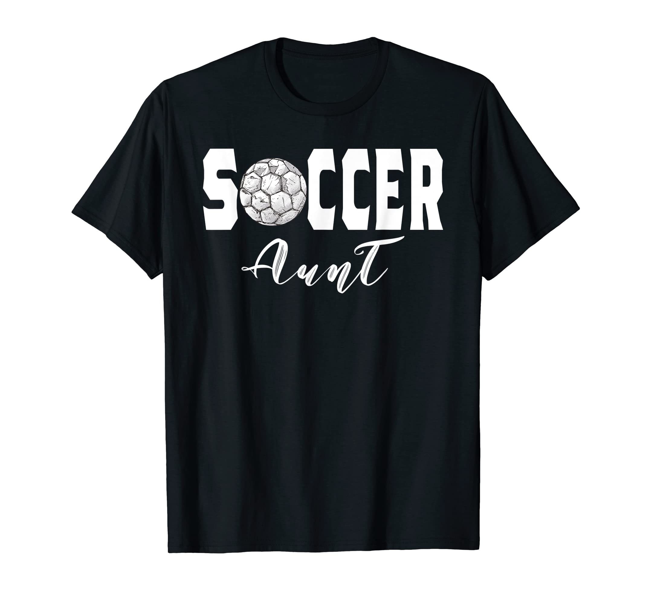 Soccer Aunt Game Day Soccer Lovers T-Shirt - Minimalist Print for Adults - T-Shirt, Sweatshirt, Hoodie
