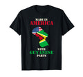 Made America Guyanese Parts Usa Guyana T-Shirt - Trendy Graphic Men Women - T-Shirt, Sweatshirt, Hoodie