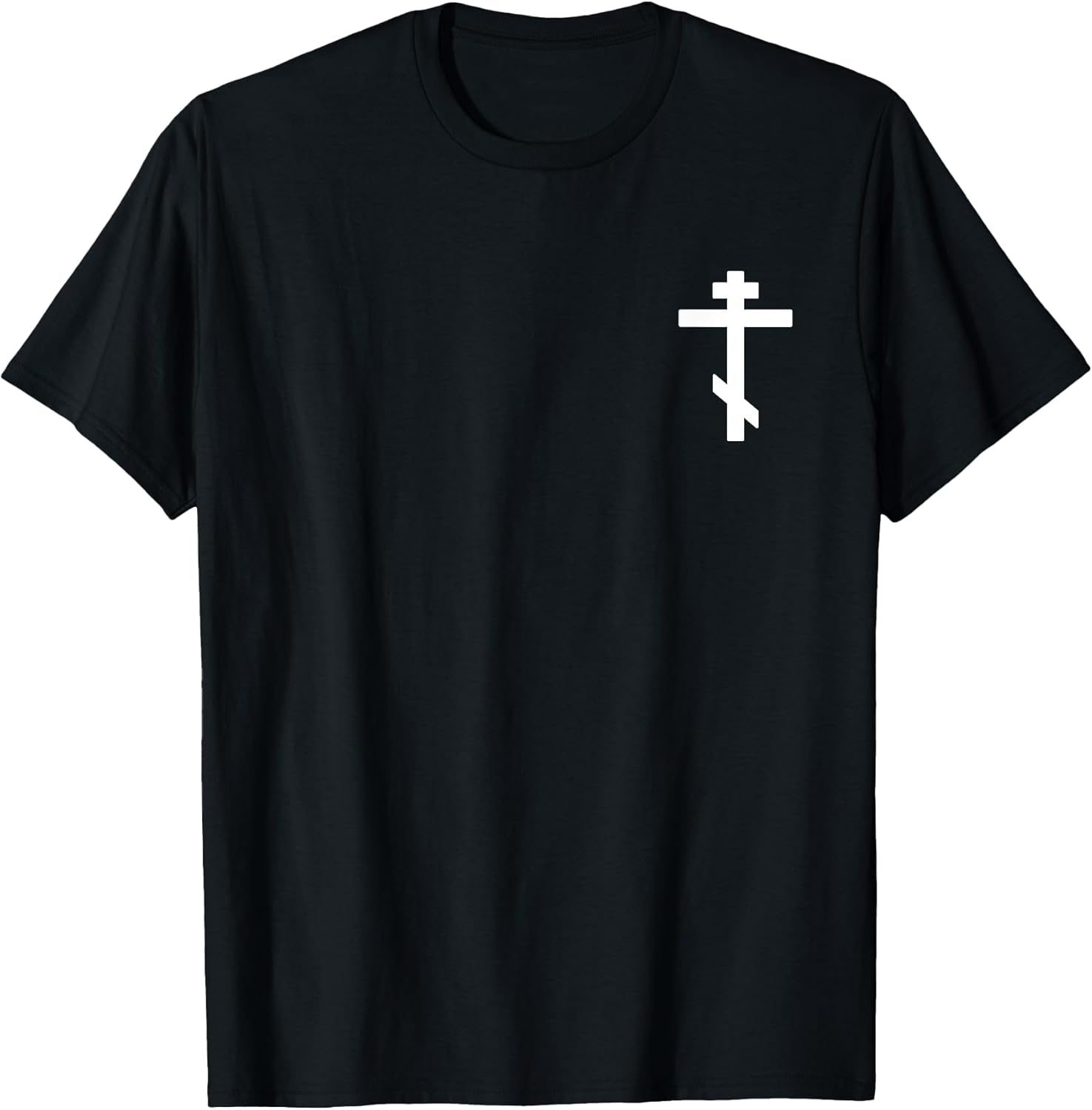 Eastern Orthodox Cross Russian Minimalist - Adult & Kids T-Shirts, Sweatshirts & Hoodies apparel design preview 1