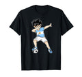 Dabbing Soccer Argentina Football T-Shirt - Trendy Graphic Unisex - T-Shirt, Sweatshirt, Hoodie