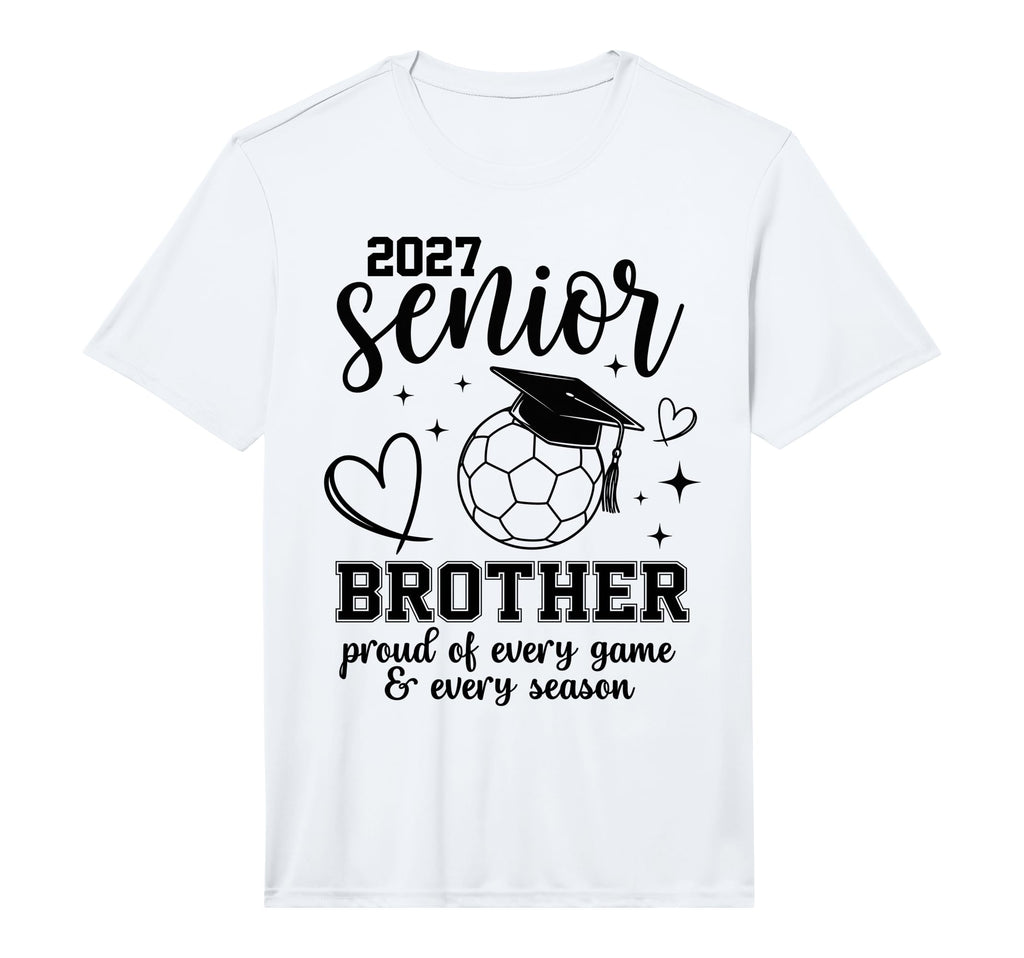 2027 Senior Soccer Brother Proud T-Shirt - Novelty Apparel for Adults - T-Shirt, Sweatshirt, Hoodie