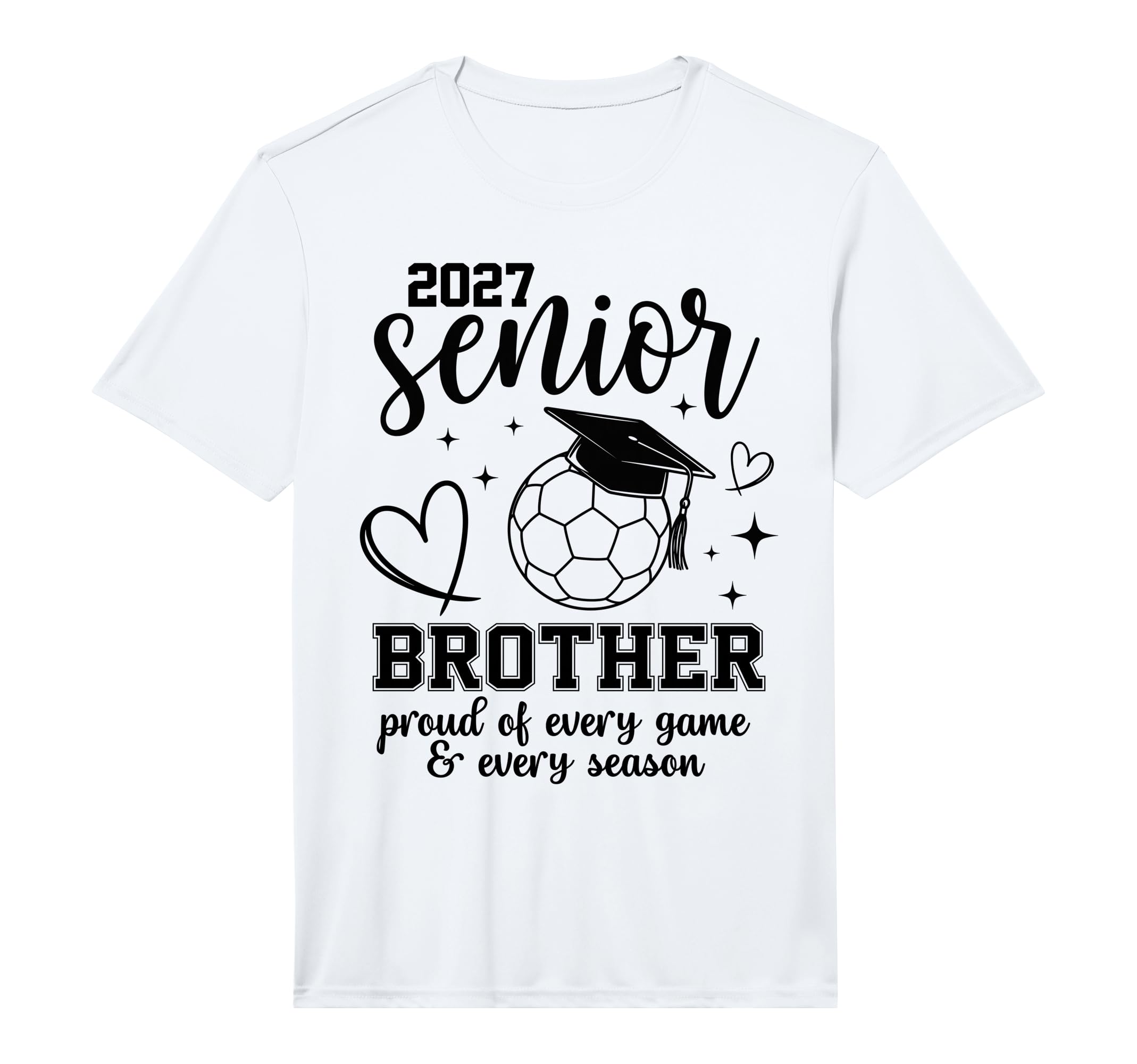 2027 Senior Soccer Brother Proud T-Shirt - Novelty Apparel for Adults - T-Shirt, Sweatshirt, Hoodie