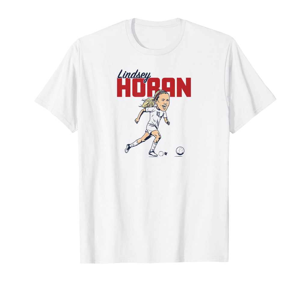 Lindsey Horan Caricature Uswnt Players T-Shirt - Trendy Graphic Men Women - T-Shirt, Sweatshirt, Hoodie