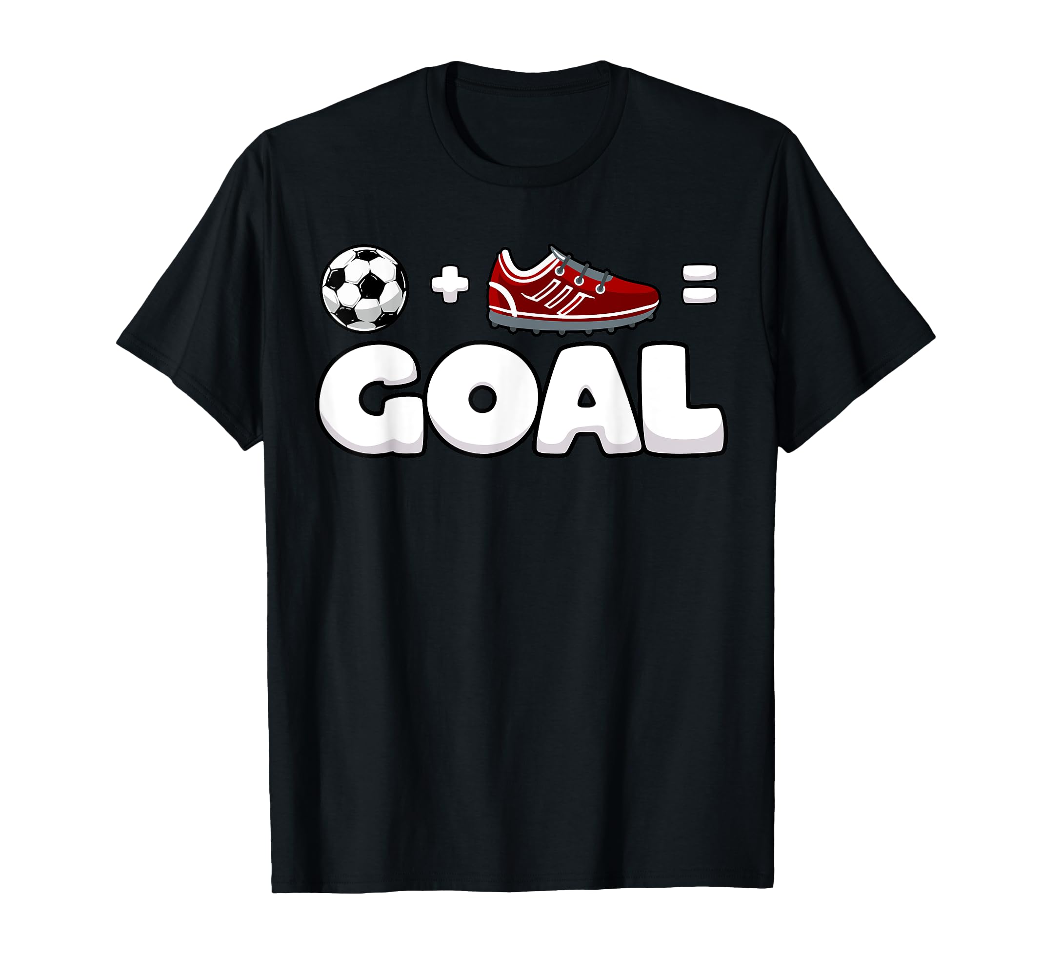 Funny Soccer Player Math Goal T-Shirt - Fun Novelty Design for Adults - T-Shirt, Sweatshirt, Hoodie