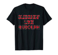 Sleighin Like Rudolph Dad Jokes T-Shirt - Minimalist Print Men Women - T-Shirt, Sweatshirt, Hoodie
