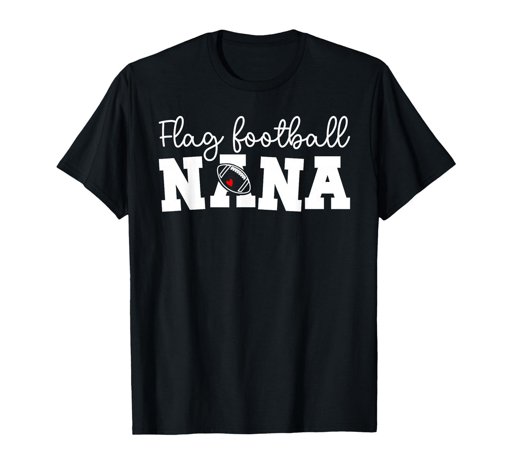 Flag Football Nana Flag Football Player T-Shirt - Aesthetic Graphic Unisex - T-Shirt, Sweatshirt, Hoodie