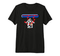 Leveled Up To Dad Pixel Gamer Tri T-Shirt - Aesthetic Graphic Men Women - T-Shirt, Sweatshirt, Hoodie