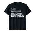 Mens Dad Myth Legend Fathers Day Gift T-Shirt - Aesthetic Graphic Unisex - T-Shirt, Sweatshirt, Hoodie
