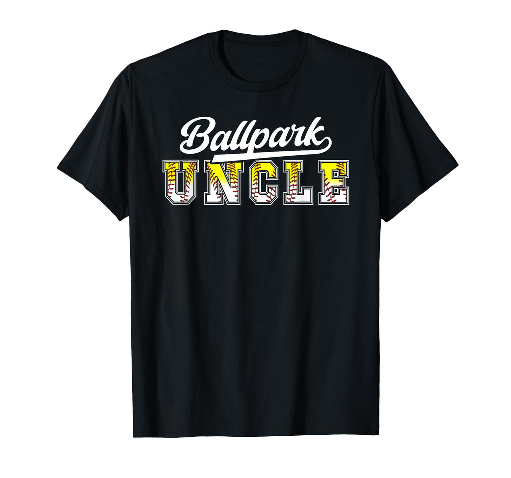 Ballpark Uncle Baseball Softball Uncle T-Shirt - Graphic Print for Adults - T-Shirt, Sweatshirt, Hoodie