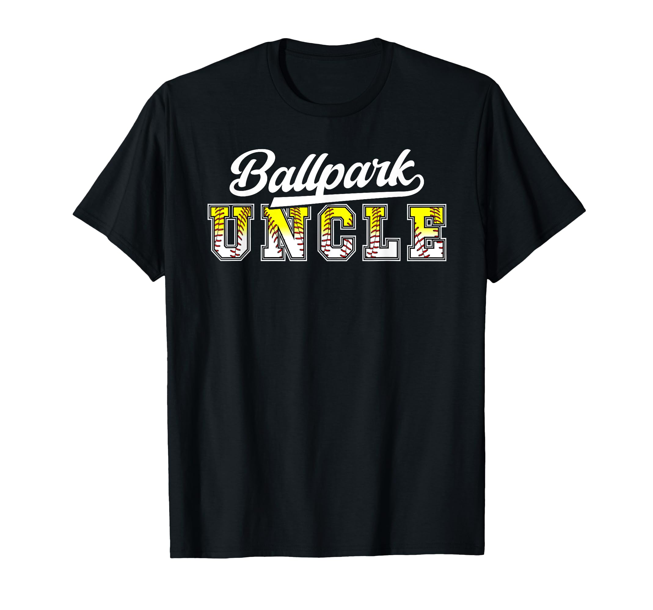 Ballpark Uncle Baseball Softball Uncle T-Shirt - Graphic Print for Adults - T-Shirt, Sweatshirt, Hoodie