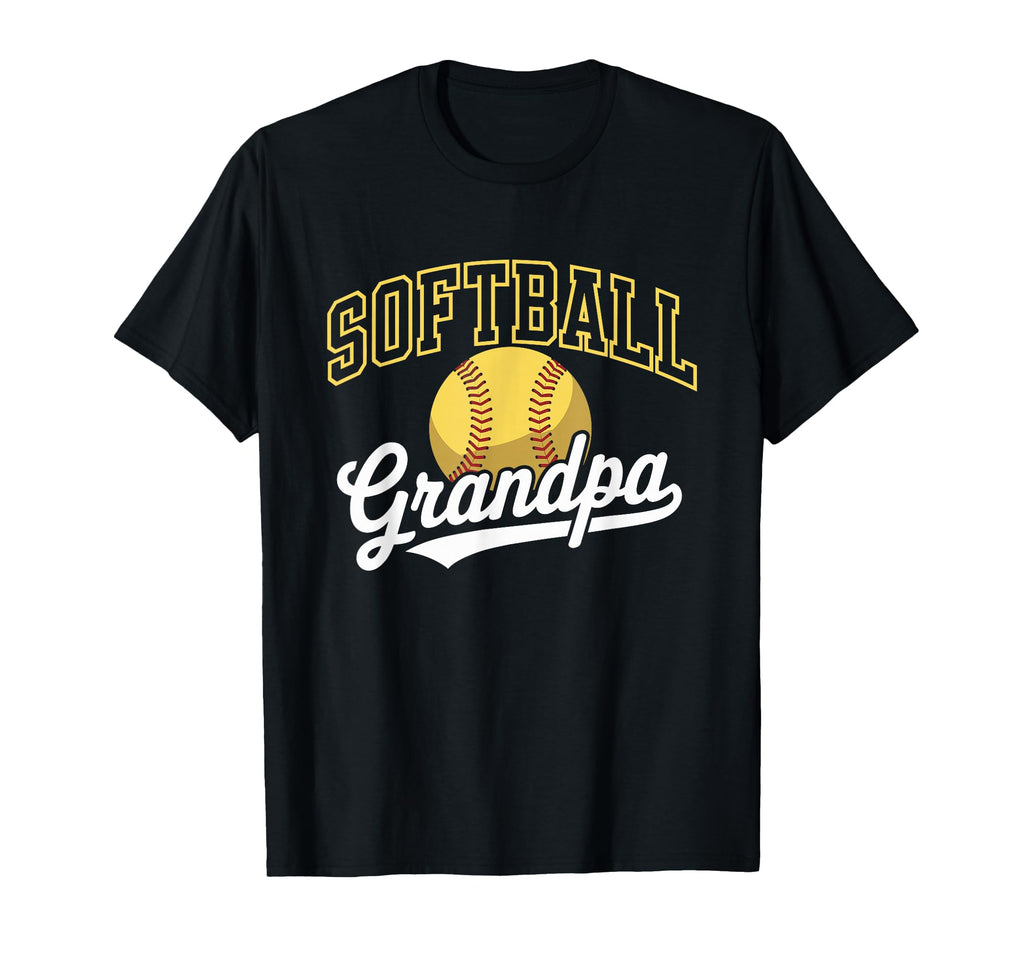 Proud Softball Grandpa Gifts Hoodie - Minimalist Print Unisex - T-Shirt, Sweatshirt, Hoodie