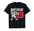 19Th Birthday Soccer 19 Year Old Birthday T-Shirt - Graphic Print Unisex - T-Shirt, Sweatshirt, Hoodie