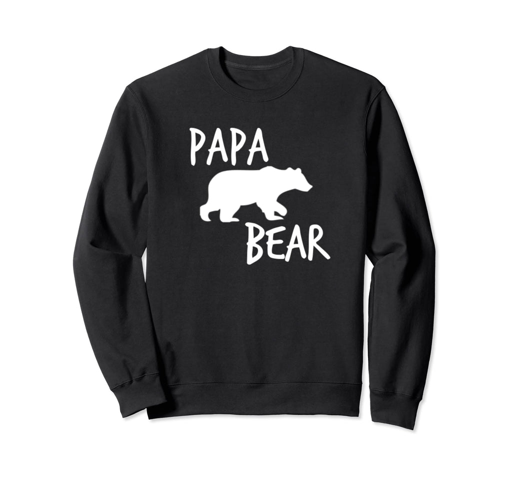 Papa Bear Sweatshirt - Minimalist Print Unisex - T-Shirt, Sweatshirt, Hoodie