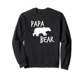 Papa Bear Sweatshirt - Minimalist Print Unisex - T-Shirt, Sweatshirt, Hoodie