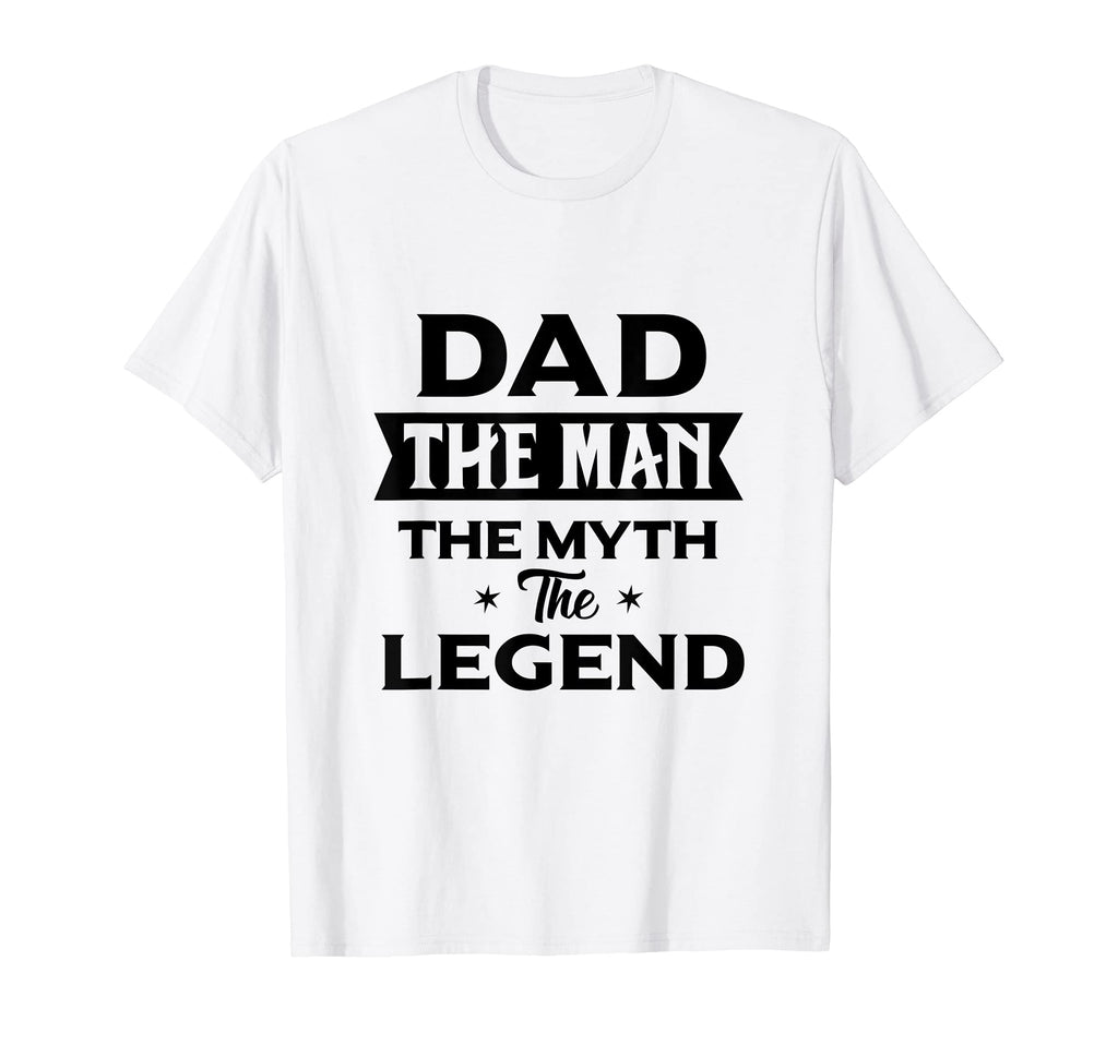 Dad Myth Legend Strong Dad Short Sleeve T-Shirt - Graphic Print Men Women - T-Shirt, Sweatshirt, Hoodie