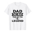 Dad Myth Legend Strong Dad Short Sleeve T-Shirt - Graphic Print Men Women - T-Shirt, Sweatshirt, Hoodie
