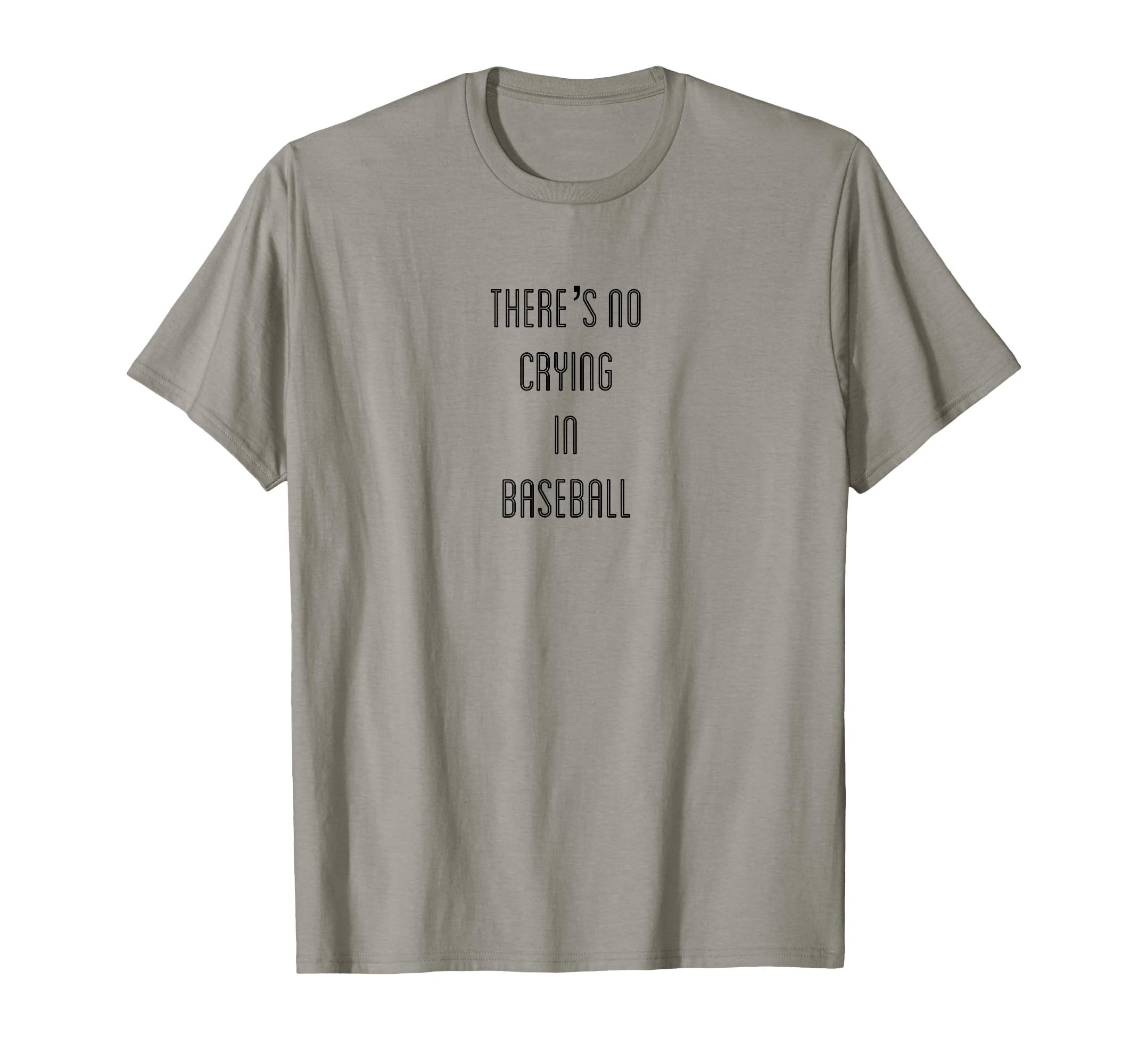 Theres No Crying Baseball Mom Dad Nana T-Shirt - Trendy Graphic Unisex - T-Shirt, Sweatshirt, Hoodie