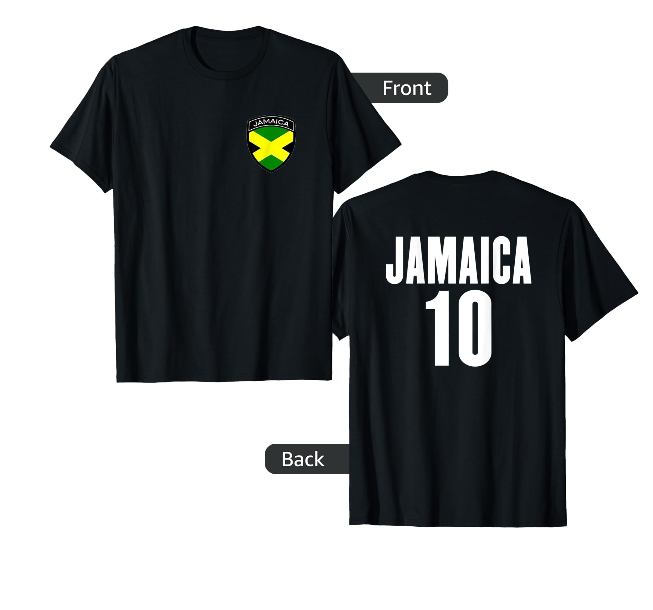 Jamaica Soccer Jamaican Soccer Football T-Shirt - Trendy Graphic Men Women - T-Shirt, Sweatshirt, Hoodie