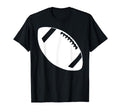 Silhouette American Football Ball T-Shirt - Minimalist Print for Adults - T-Shirt, Sweatshirt, Hoodie