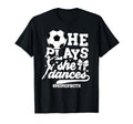 Mom Both Soccer And Dance Mom Dancing T-Shirt - Minimalist Print Men Women - T-Shirt, Sweatshirt, Hoodie