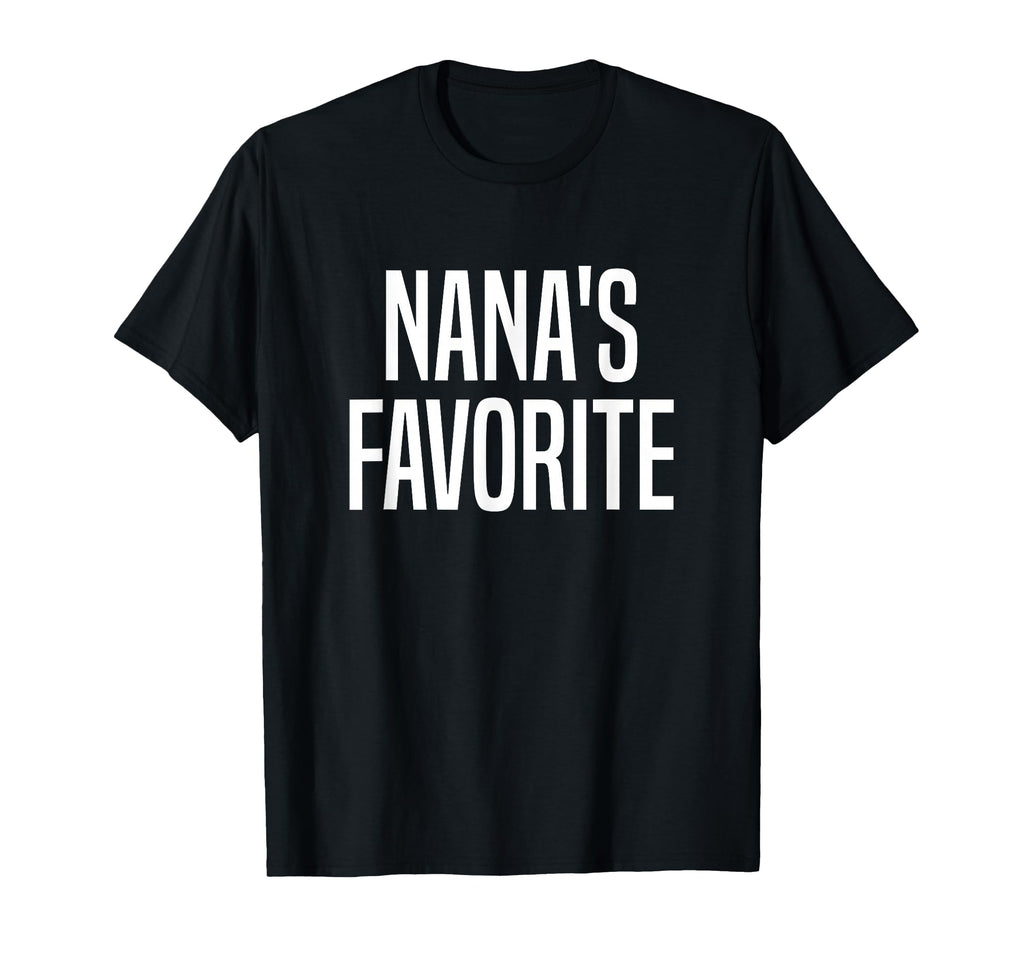 Nanas Favorite Grandchild T-Shirt - Custom Art Print Men Women - T-Shirt, Sweatshirt, Hoodie