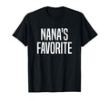 Nanas Favorite Grandchild T-Shirt - Custom Art Print Men Women - T-Shirt, Sweatshirt, Hoodie