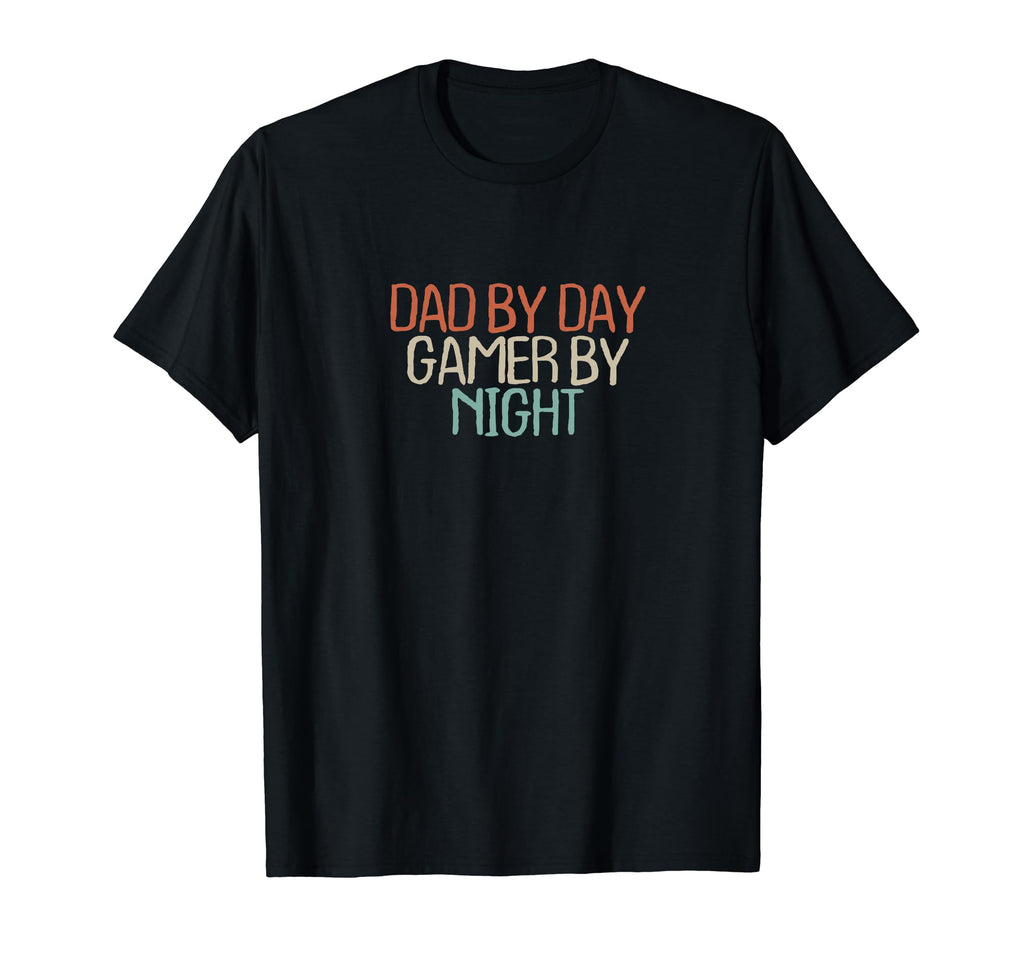 Old Text Dad Day Gamer Night T-Shirt - Aesthetic Graphic for Adults - T-Shirt, Sweatshirt, Hoodie