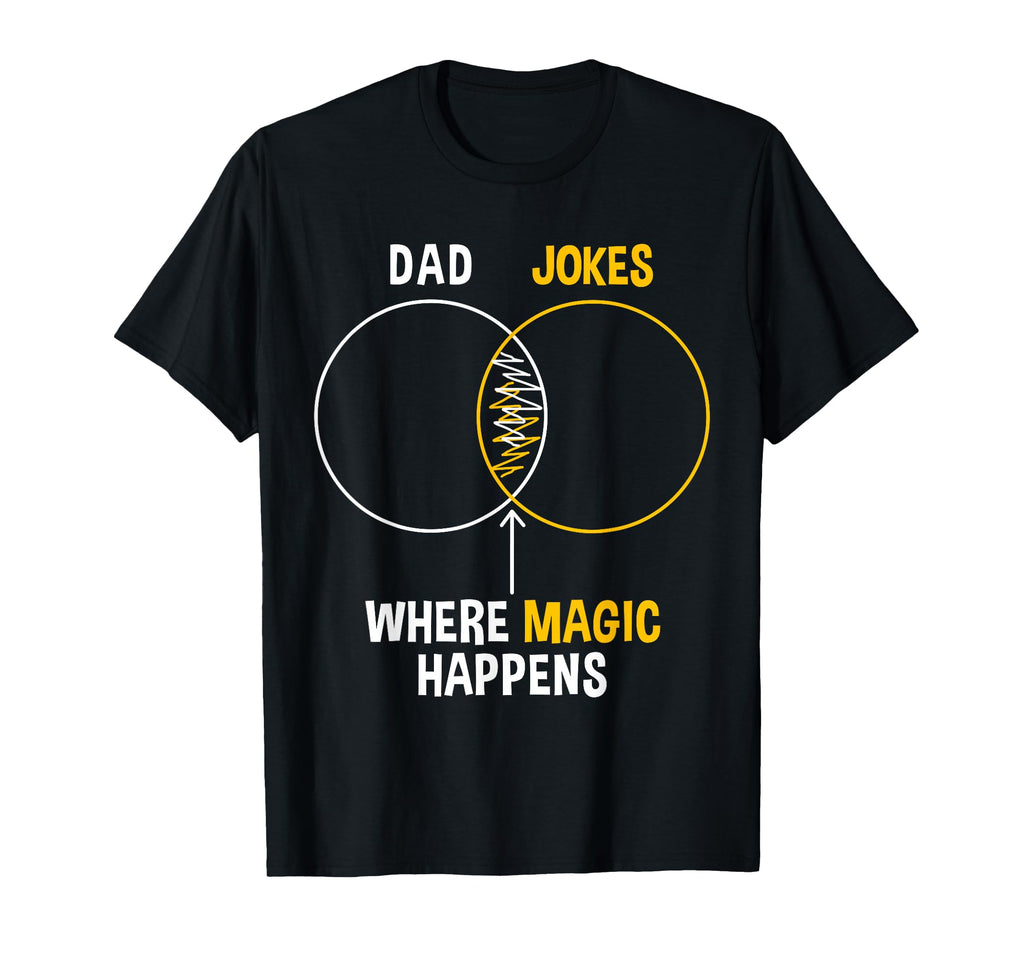 Dad Jokes Graph Chart Funny Dad T-Shirt - Graphic Print for Adults - T-Shirt, Sweatshirt, Hoodie