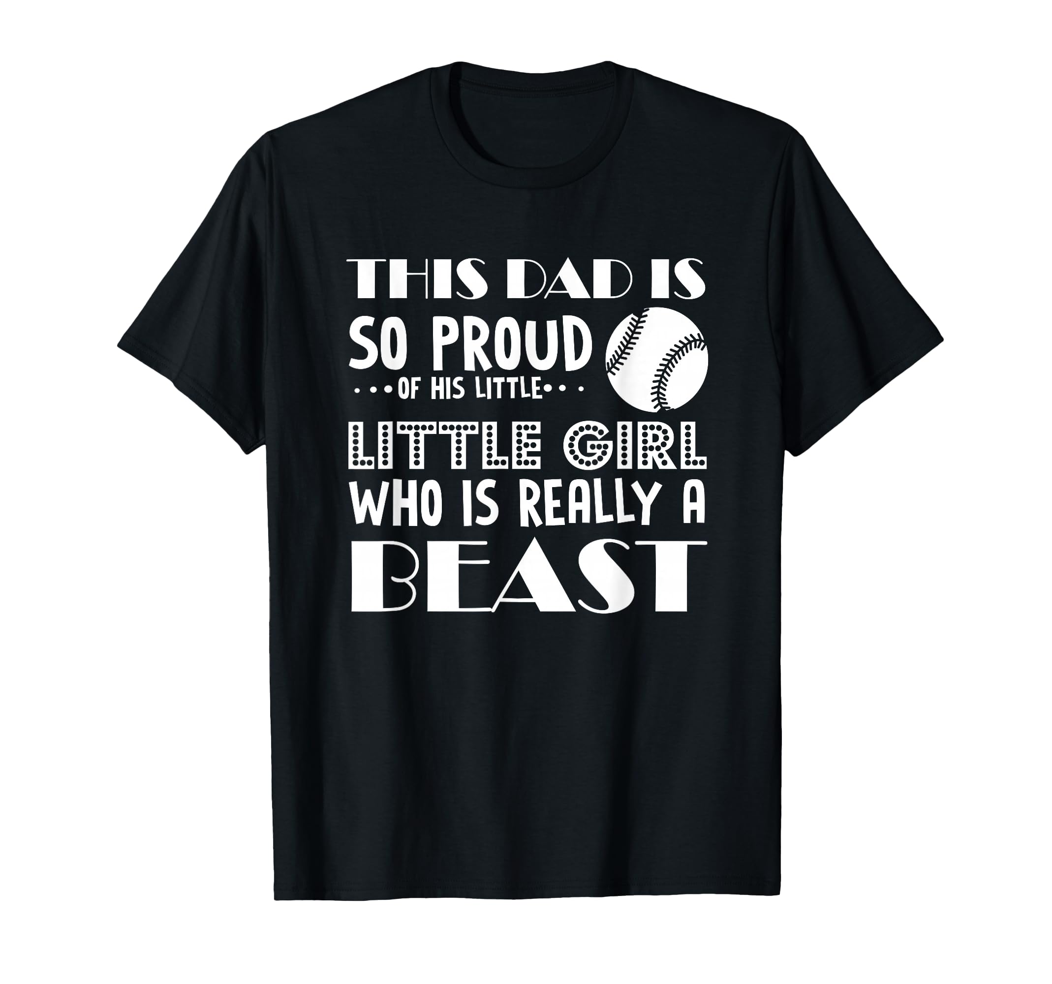 Softball This Dad Is So Proud His T-Shirt - Minimalist Print for Adults - T-Shirt, Sweatshirt, Hoodie