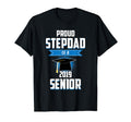 Proud Step Dad 2019 Senior Graduation T-Shirt - Trendy Graphic for Adults - T-Shirt, Sweatshirt, Hoodie