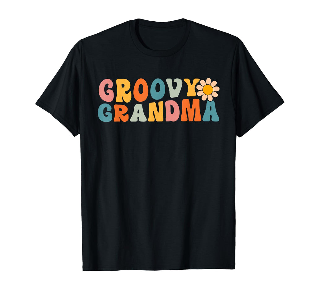 Groovy Grandma Matching Family 1St T-Shirt - Casual Everyday Wear Unisex - T-Shirt, Sweatshirt, Hoodie
