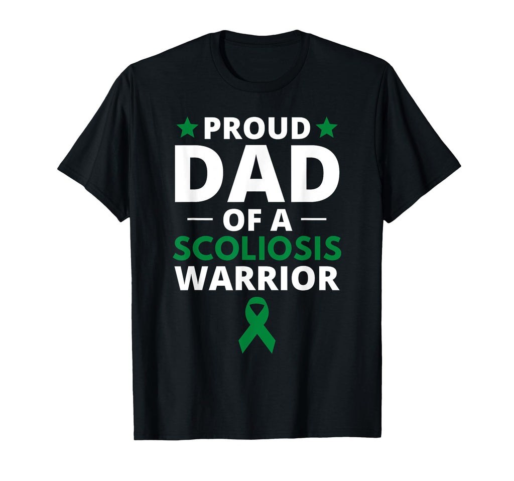 Proud Dad Scoliosis Warrior Scoliotic T-Shirt - Trendy Graphic for Adults - T-Shirt, Sweatshirt, Hoodie