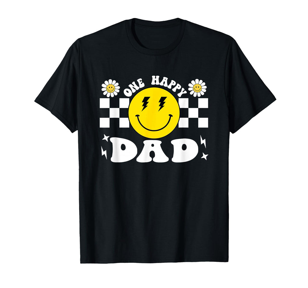 One Happy Dude Dad 1St Birthday Family T-Shirt - Unique Graphic Men Women - T-Shirt, Sweatshirt, Hoodie